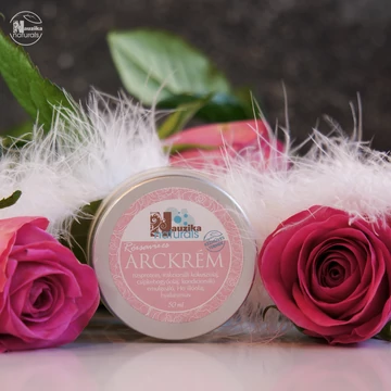 Arckrém Rózsavizes Hyaluronsavas Csipkebogyóolajos 50 ml